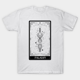 Paladin Tarot Card D&D Nat 20 Dungeons & Dragons T-Shirt T-Shirt